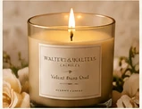 Warm vanilla candle